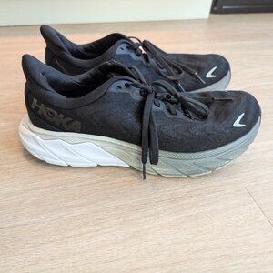 HOKA One One Arahi 6 Wide Running Shoes Black/White Men’s Size 7.5B